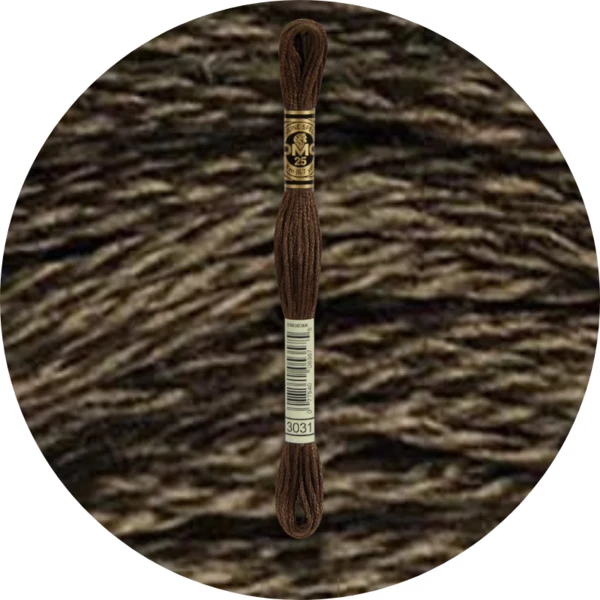 DMC Mouliné Spécial 25 Broderigarn, Ensfarvet, Neutrale nuancer